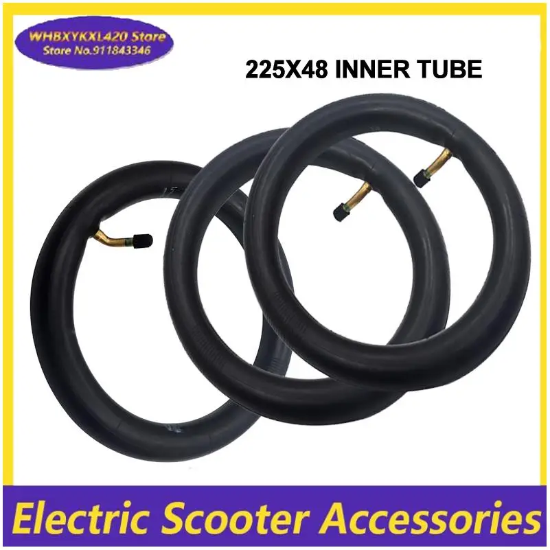Geeignet für Elektroroller, 225 x 48, Kinderwagenzubehör, pneumatischer Innet-Reifen, hochwertig, rutschfest Image