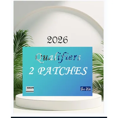 Top quality Qualifiers Soccer patches for national soccer teams on sleeve iron on Soccer badges with glue 2026