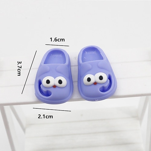 Puppenschuhe ForLabubu Premium-Modenschuhe für 17 cm Puppen Zubehör Labubus Dress Up Dekorationszubehör Mini Finger Schuhe Keine Puppe
