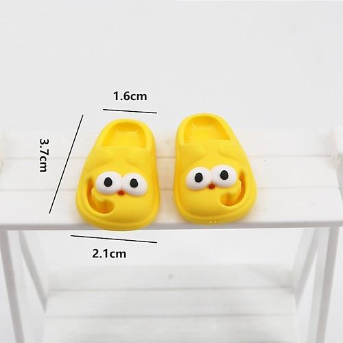 Puppenschuhe ForLabubu Premium-Modenschuhe für 17 cm Puppen Zubehör Labubus Dress Up Dekorationszubehör Mini Finger Schuhe Keine Puppe