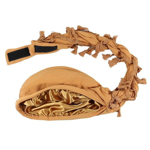 Herren Beanie Mütze Beanies Schwarz Gelb Polyester Quaste Gemütlich Alltagskleidung Ausgehen Einfarbig Atmungsaktiv Image