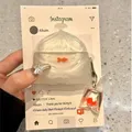 Borsa per pesci rossi in silicone con custodia per auricolari Bluetooth wireless pendente adatta per
