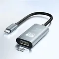 Adattatore da USB C a HDMI per monitor, docking station per laptop da HDMI a USB C 4K per MacBook