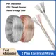 2/10/50m Trasparente 2Pin Guaina Cavo di Alimentazione 16/18/20/22/24/26/28/30 AWG PVC Isolato Lampada A Led Filo Cavo Audio linea di altoparlanti