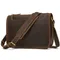 Sac à bandoulière en cuir de vache multi-poches pour hommes, sacoche à bandoulière Portable pour iPad 7.9 pouces, Style à la mode
