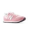 Sneaker NEW BALANCE "500", Gr. 36,5, pink, sea salt, Leder, Textil, mehrfarbig, sportlich, Schuhe