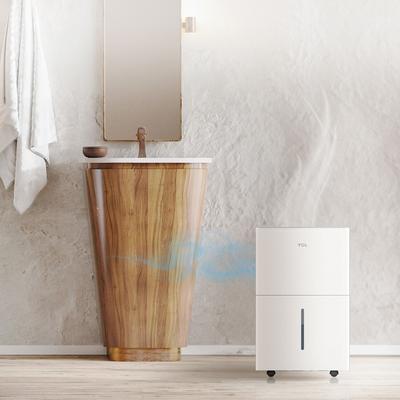 TCL TCL 4,500 Sq. Ft. Smart Dehumidifier, Energy Star 2024, 50 Pints Per Day, Works with Alexa/Google Assistant
