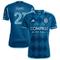 Men's adidas Manu García Navy Sporting Kansas City 2024 Diamonds Our Forever Authentic Player Jersey