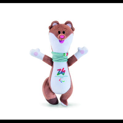 Paralympische Spiele Mailand-Cortina 2026: Milo-Maskottchen - 26cm Image