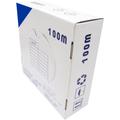 BeMatik - Avvolgicavo di rete ethernet Cat. 5e FTP CCA rigido blu da 100 m
