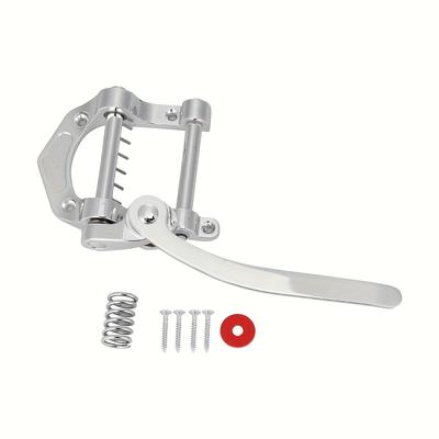 TEMU 1 Guitar Tail Piece , Flat Unit Bridge, Suitable For , , Sg, Lp Electric Guitars Image