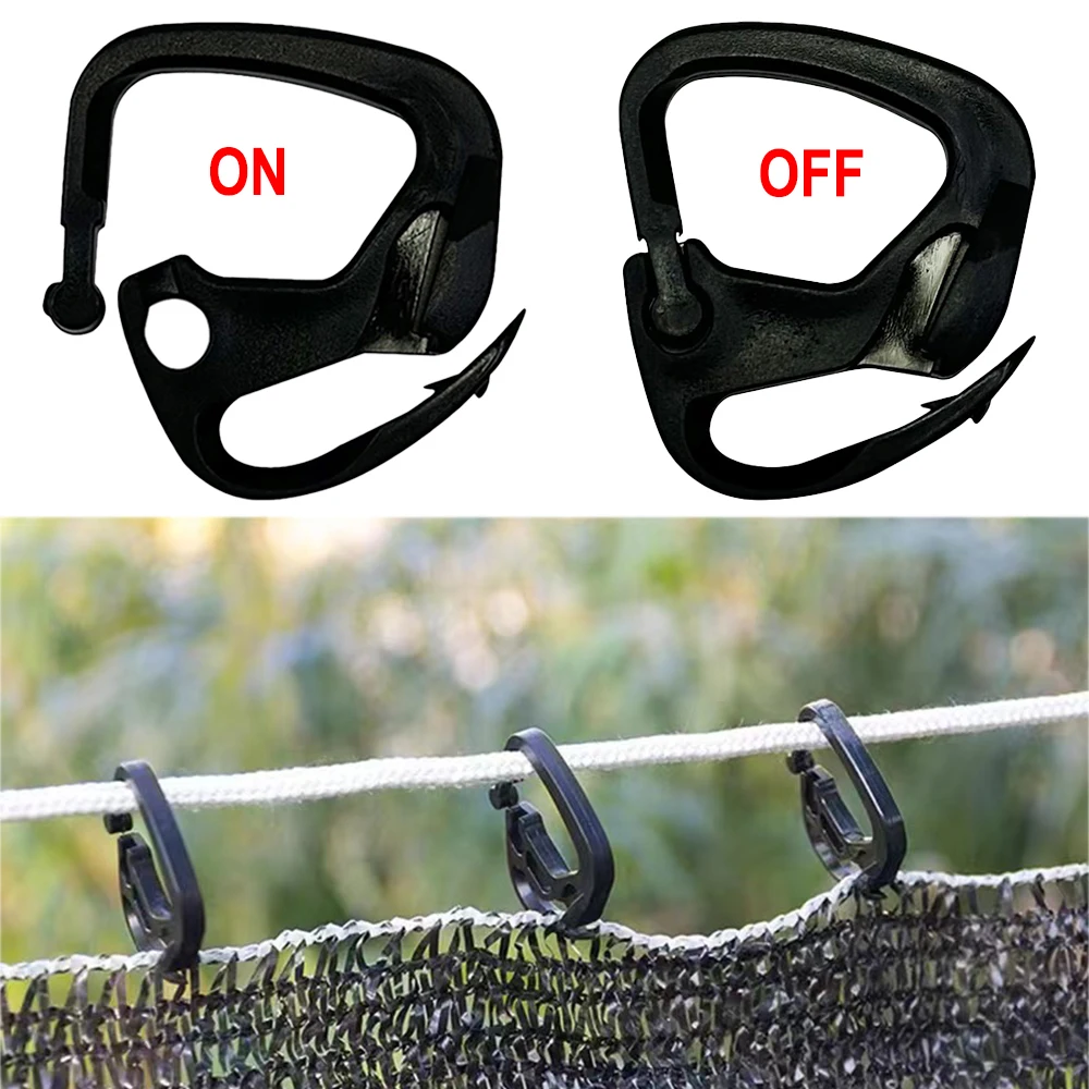 20-100pcs Wholesale Greenhouse Shading Net Hooks Greenhouse Accessories Vegetable Greenhouse Hooks Home Gardening Supplies