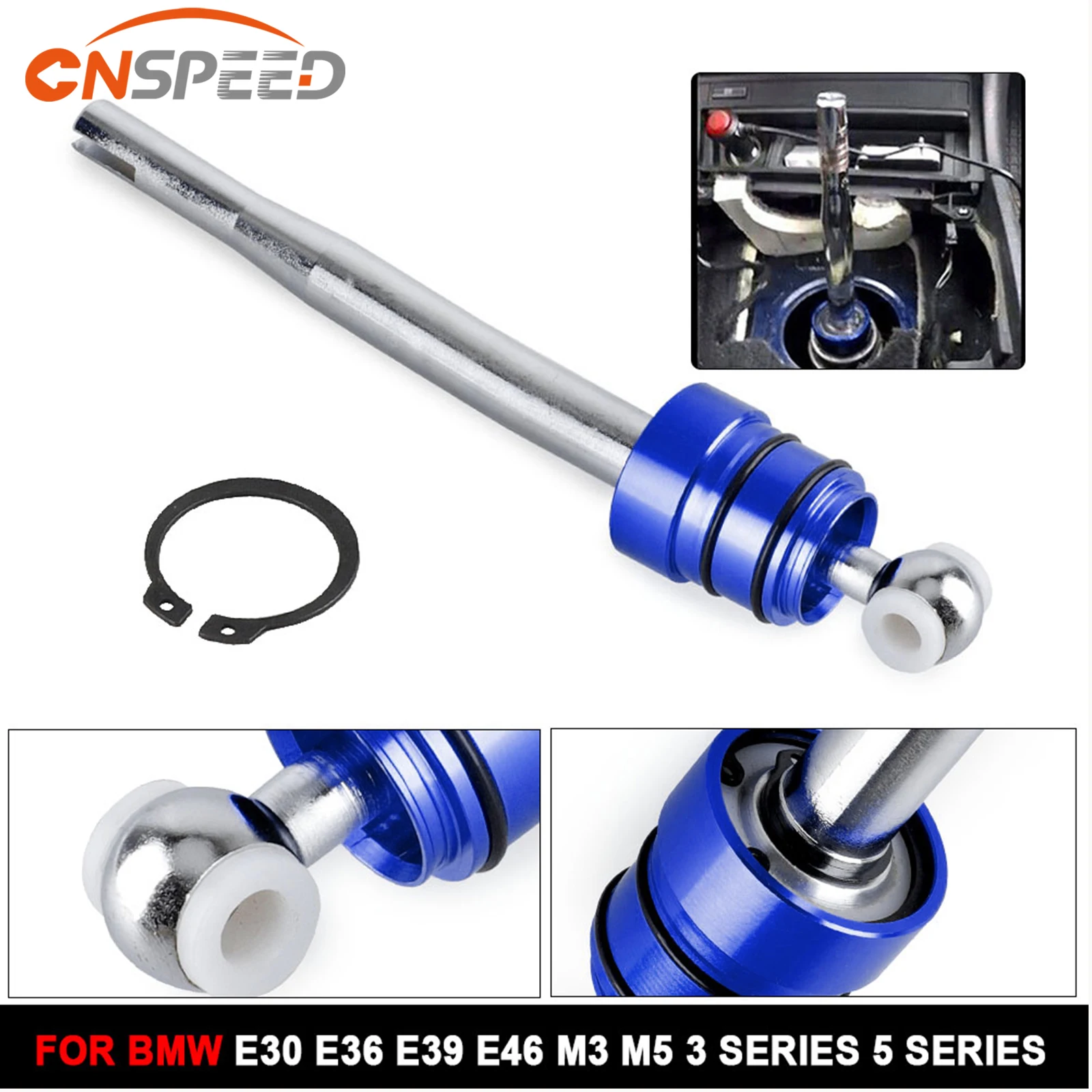 Cnspeed Short Shifter Schnell schalthebel für BMW E30 E36 E46 E39 M3 M5 Z3 Short Shifter/Schaltknauf Image