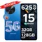 Doogee Note 59 5g Smartphone 6,75 Zoll 120 Hz 32 GB RAM (8+24) 128 GB ROM 6250 mAh großer Akku Android 15 NFC Mobiltelefon Widevine L1