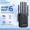 Ripetitore WiFi 6 3000Mbps 2.4/5Ghz Gigabit WIFI Booster Amplificatore a lungo raggio Estensore di rete per casa/ufficio Spina UE/USA Easy Set