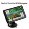 Navigazione GPS per auto da 5 pollici/7 pollici HD Touch Screen navigatore GPS camion modalità 3D navigatore satellitare 8G + 256M 2025 mappa europa navigatori GPS