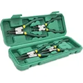 Set di pinze per anelli elastici da 4 pezzi, pinze per anelli elastici da 7 pollici Pinza per clip a C per rimozione anelli elastici, anelli di bloccaggio di fissaggio, con custodia