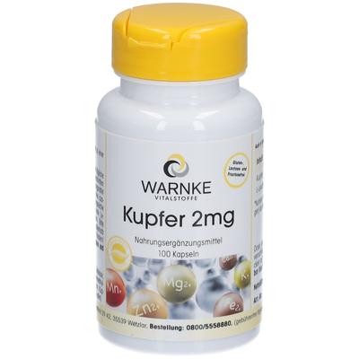 Kupfer 2 mg Kapseln 100 St Image