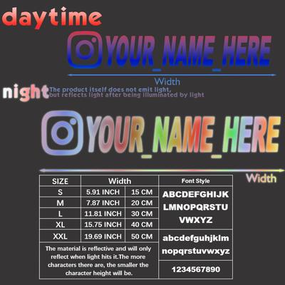 "TEMU Custom Instagram Vinyl Decals - Personalized Motorcycle & Car Stickers With "" Design, Colorful Gradient Logo, Social Media Promotion, Motorcycle Accessories | Customizable Decals | Vibrant" Image