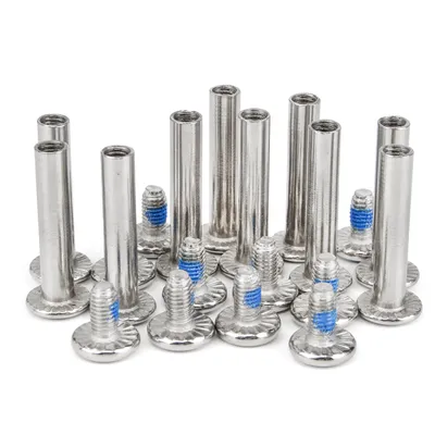10pcs Inline Skate Wheel Screw Nail Replacement Roller Skates Nut Bolts Roller Skates Parts Axle
