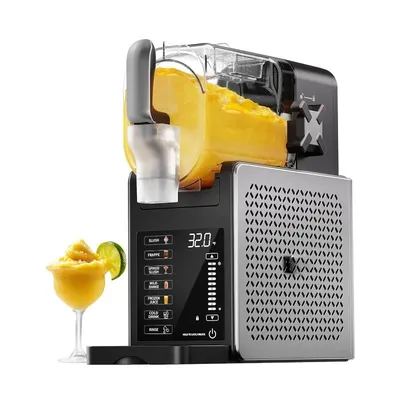 Slushie Machine 92 oz, Slushy Machine for Home, 6 Preset Programs, Quiet Operation, LED Display, Auto-Clean, No Ice Needed