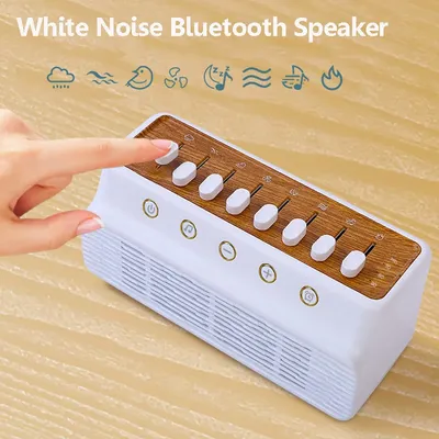 Portable White Noise Bluetooth Speaker Nature Sound Sleep Aid Music Box Wireless Stereo MP3 Music