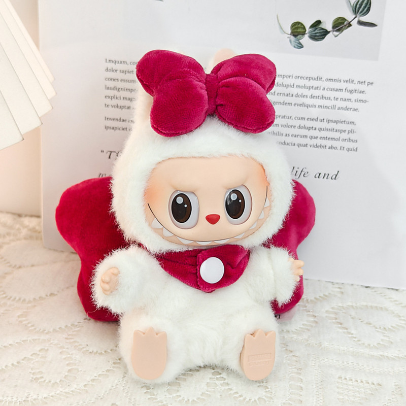 Clothes Set for 17cm Dolls ForLabubu Fashion Clothes Accessories Outfit Suitable for 6.69inch (17cm) Doll Soft Cotton Clothing Replacement No Doll ONLY Clothes Christmas Gift