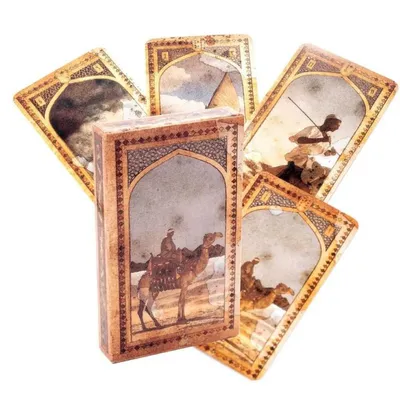 9*6cm alte arabische Lenormand Oracle Karten Tarot für Fate Divination Brettspiel Deck mit Image