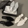 Neue Sommer Damen Fischnetz Pantoletten Hausschuhe Elegante Slip-On Slides Schuhe Bequeme
