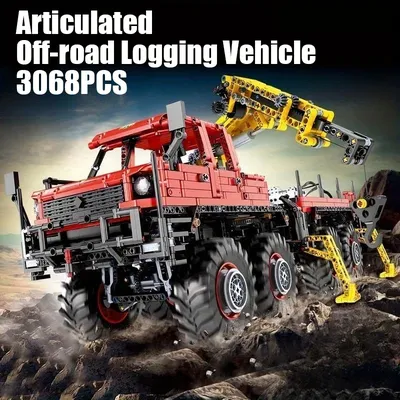 3068PCS RC Gelenk Off-Road Protokollierung Fahrzeug Bausteine Sets Auto Modell Kreative Geschenke Montage Ziegel Spielzeug Für Kinder erwachsene Image