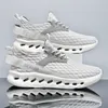 HKDQ Große Größe 46, Laufschuhe für Herren, Plattform, dämpfend, sportliche Turnschuhe, rutschfeste, atmungsaktive Mesh-Sportschuhe, Wanderschuhe