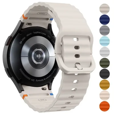 Original Silikonband für Samsung Galaxy Watch 7 FE 6 4 Classic 5 pro 44 mm 40 mm 43 mm 47 mm 45 mm Armband Galaxy Watch6 7 Armband Image