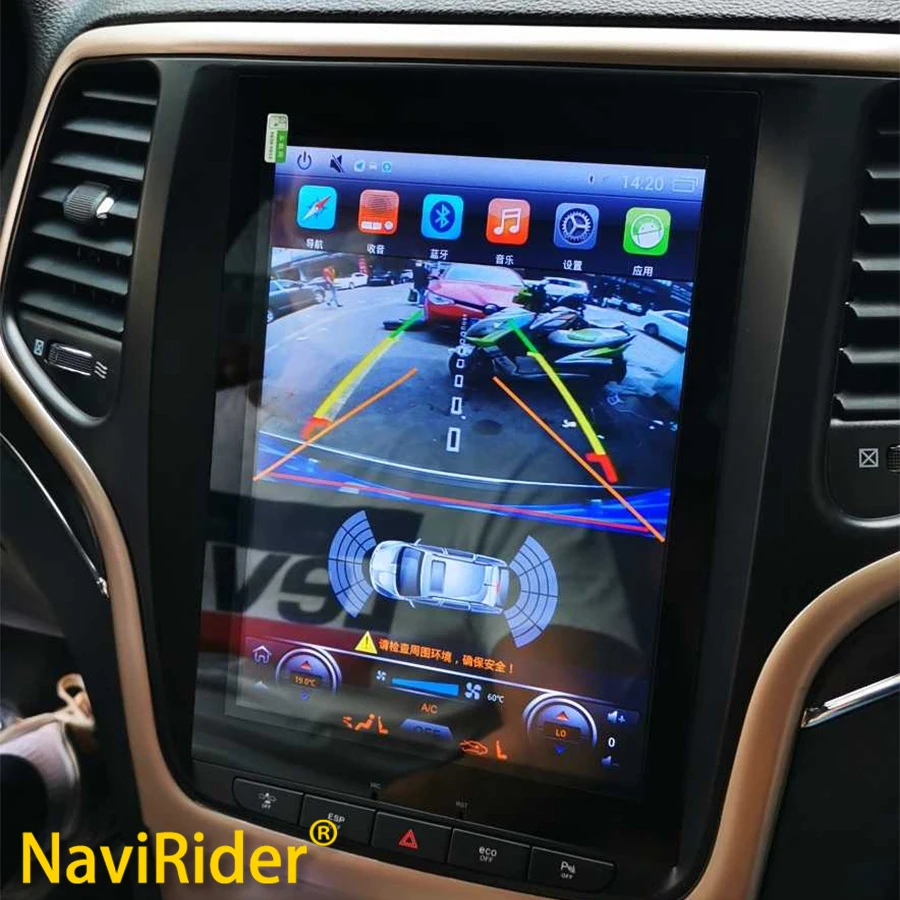 Android 15 Bildschirm Für Jeep Grand Cherokee 2014 2015 2016 Auto Autoradio Multimedia Player Stereo GPS Carplay 4G WiFi Navigation Image
