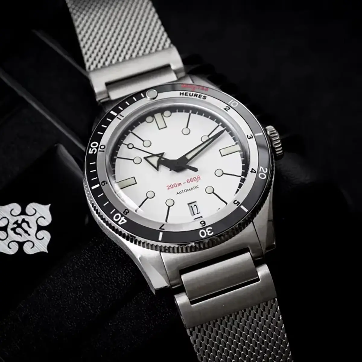 IPOSE IX&DAO 2025 Neue 5303 40mm Herren Automatik-Mechanische Uhr PT5000 GMT Saphir AR-Beschichtung C3 Edelstahl Wasserdicht Image