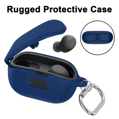 Silikon-Schutzhülle für JBL Vibe Buds, Anti-Fall, stoßfest, staubdicht, Ladeloch-Design, tragbare Aufbewahrungstasche Image