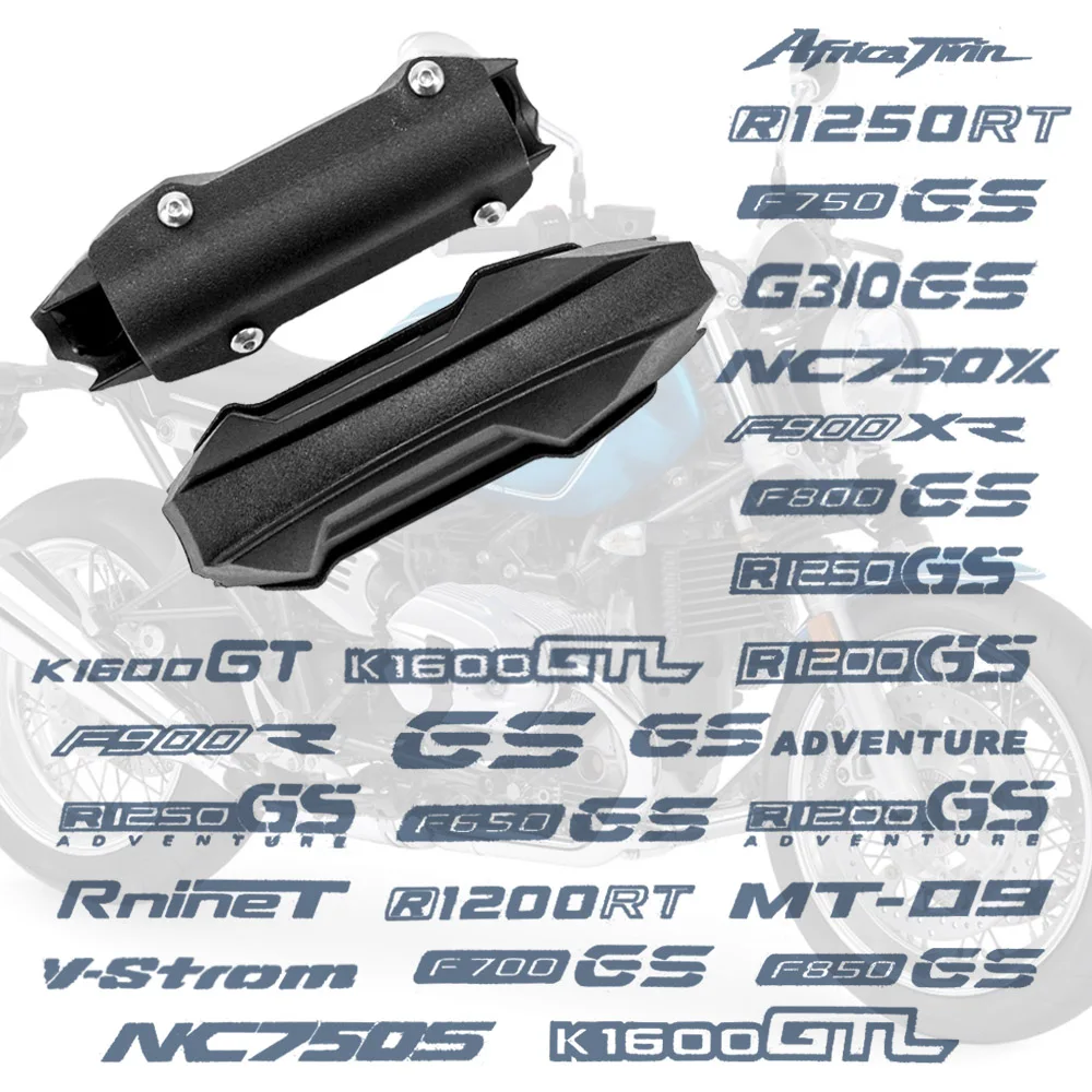 Motorrad Motor Schutz Für BMW R1250GS R1200GS ADV R NINET R1250RT R1200RT Crash Bar Stoßstange Schutz Dekorative Block Image