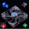 12V 0.20A 80mm ventilateur refroidisseur de processeur 4 LED silencieux PC boîtier d