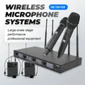 LMBGM-AU600 Sistema microfonico wireless UHF a 4 canali con microfono portatile e microfono montato sulla testa adatto per chiese e gruppi da palco
