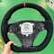 Volant en cuir Alcantara pour BMW E90 E91 E92 E93 E87 E8X E82 M3 M2 2004-2013 volant à fond plat