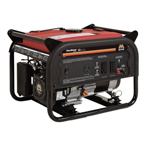 Mi-T-M ChoreMaster Series Gasoline-Powered Portable Generator with Recoil Pull Start GEN-3600-0MM0 - 3,000/3,600W