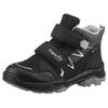 Klettboot SUPERFIT "JUPITER WMS: Weit", Kinder, Gr. 34, schwarz (schwarz, grau), Lederimitat, Polyester, casual, Schuhe, Winterschuh mit gepolstertem Schaftrand, Größenschablone zum Download