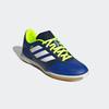 Fußballschuh ADIDAS PERFORMANCE "SUPER SALA COMPETITION 3 HALLENSCHUHE", Gr. 47, bunt (lucid blau, cloud weiß, lucid lemon), Synthetik, Textil, sportlich, Schuhe