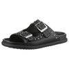 Pantolette TAMARIS, Damen, Gr. 40, schwarz, Lederimitat, modisch, Schuhe, Plateau, Sommerschuh mit auffälligen Nieten besetzt
