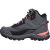 Wanderschuh MCKINLEY "Kona VI MID AQX J", Gr. 33, anthrazit, rot, schwarz, Synthetik, sportlich, Schuhe, wasserdicht