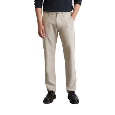 Chinohose MARC O'POLO "aus reiner Bio-Baumwolle", Herren, Gr. 38, Länge 32, grau (dapple gray), Obermaterial: 84% Baumwolle, 16% Leinen, unifarben, elegant, gerade, unten schmal normal, Hosen Image