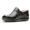 Slipper CLARKS "Un Loop", Damen, Gr. 36, schwarz, Leder, casual, Schuhe, Slipper, Flats mit Wechselfußbett