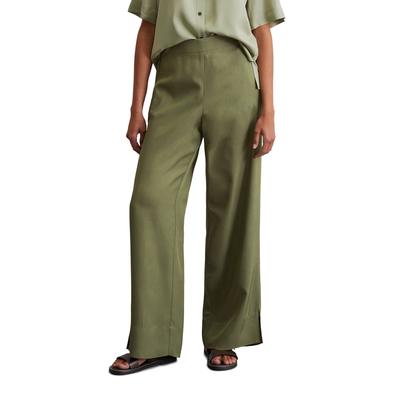 Chinohose MARC O'POLO "aus Naia™-Twill", Damen, Gr. 38, Normalgrößen, forest moss, Obermaterial: 100% Acetat, unifarben, casual, weit normal, Hosen Image