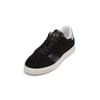 Sneaker MARC O'POLO "aus hochwertigem Rindleder", Damen, Gr. 36, schwarz, schwarz silber, Obermaterial: 100% Leder, unifarben, Schuhe