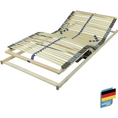 Lattenrost mit Motor BECO "Blue Royal Motor", naturbelassen, B:100cm H:8cm L:200cm, Lattenroste, elektrisch verstellbar mit Funk Fernbedienung, Topseller Image