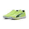 Trainingsschuh PUMA "Accelerate Turbo 4 Handballschuhe Erwachsene", Gr. 46, fizzy light grün terrain weiß silber gelb, Obermaterial: Textil, Synthetik; Futter: Textil; Innensohle: Textil; Laufsohle: Gummi, Synthetik, Schuhe
